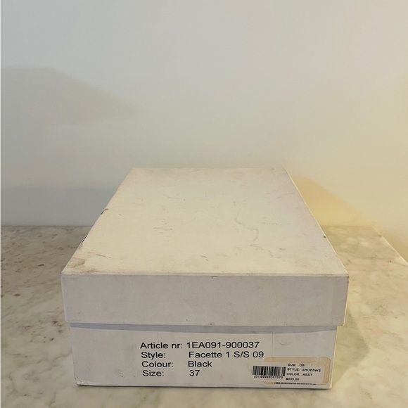 NWT ACNE STUDIOS SS09 "Facette" Black Platform High Heels - Picture 8 of 12